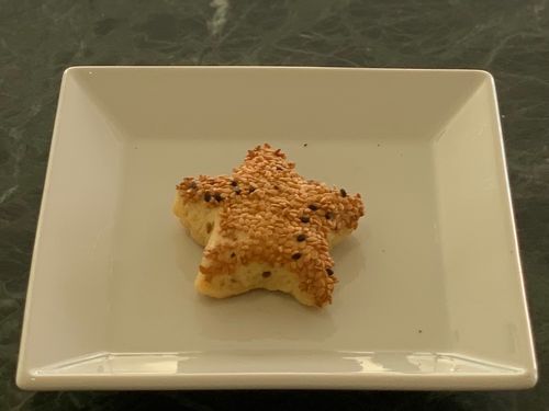 Tuzlu Yıldız Mahlepli Kurabiye